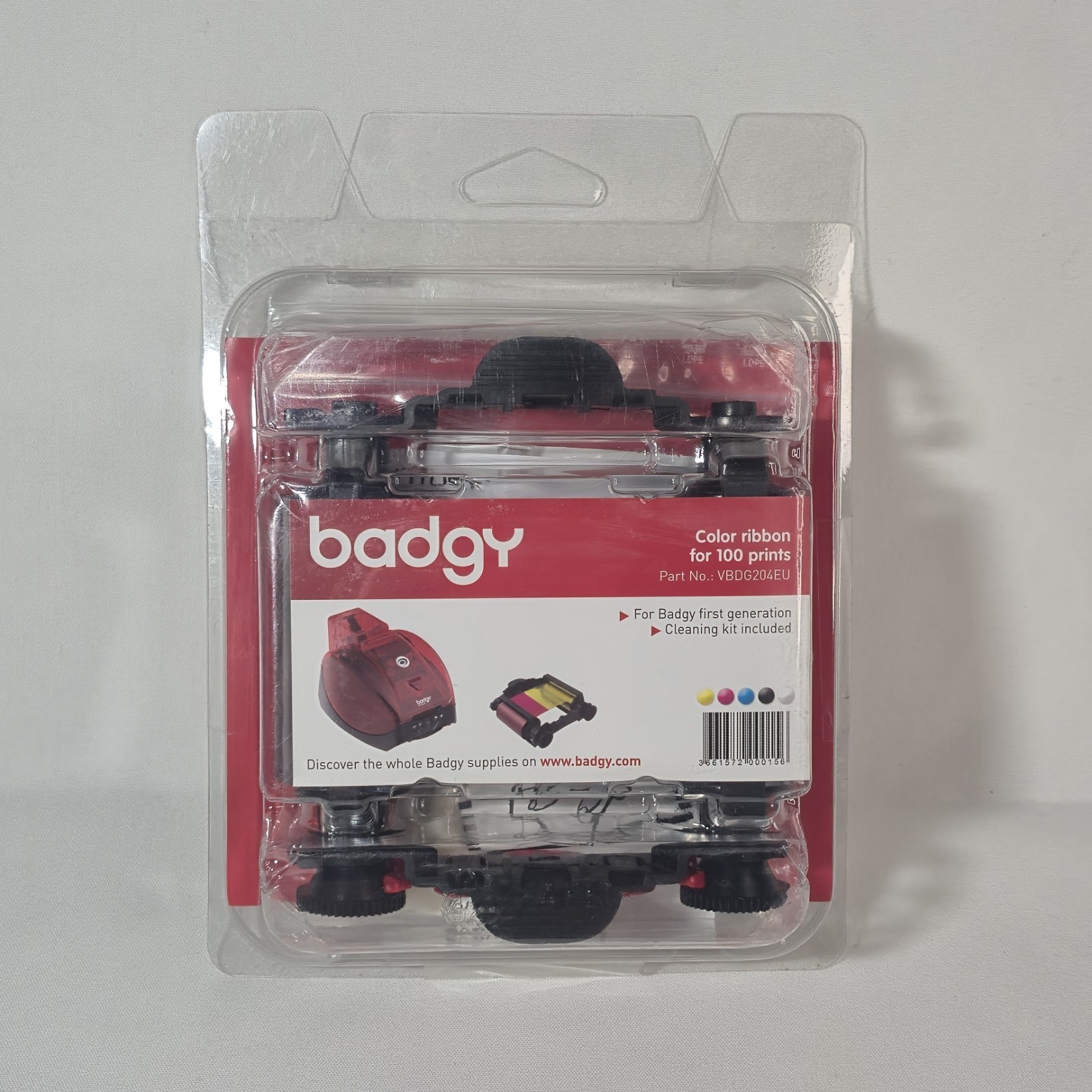 Evolis VBDG204EU Badgy Basic Color Ribbon  Compatible with Original Badgy Basic