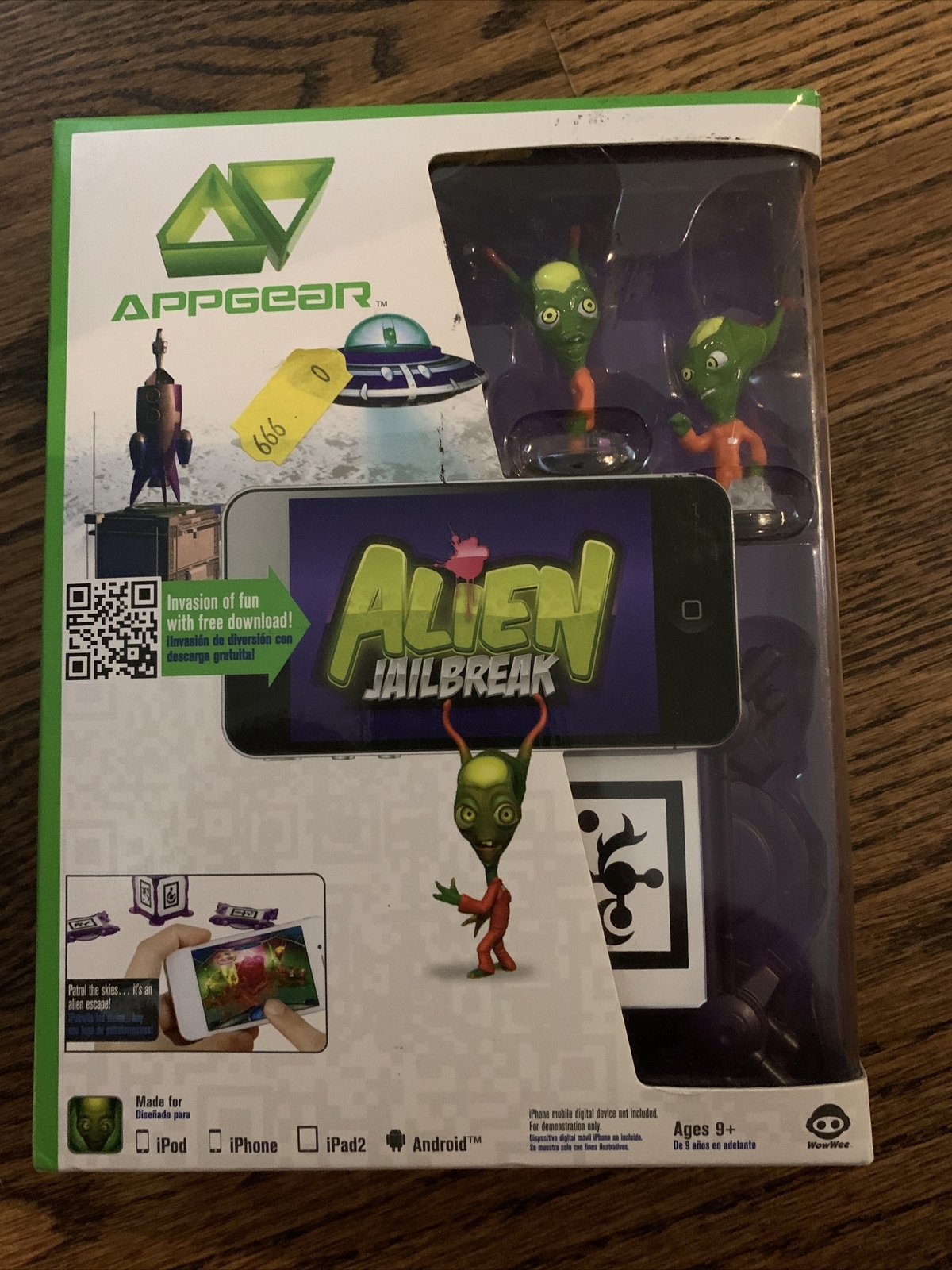 appgear alien jailbreak video game ar iphone ipad android 0160 wowwee toys