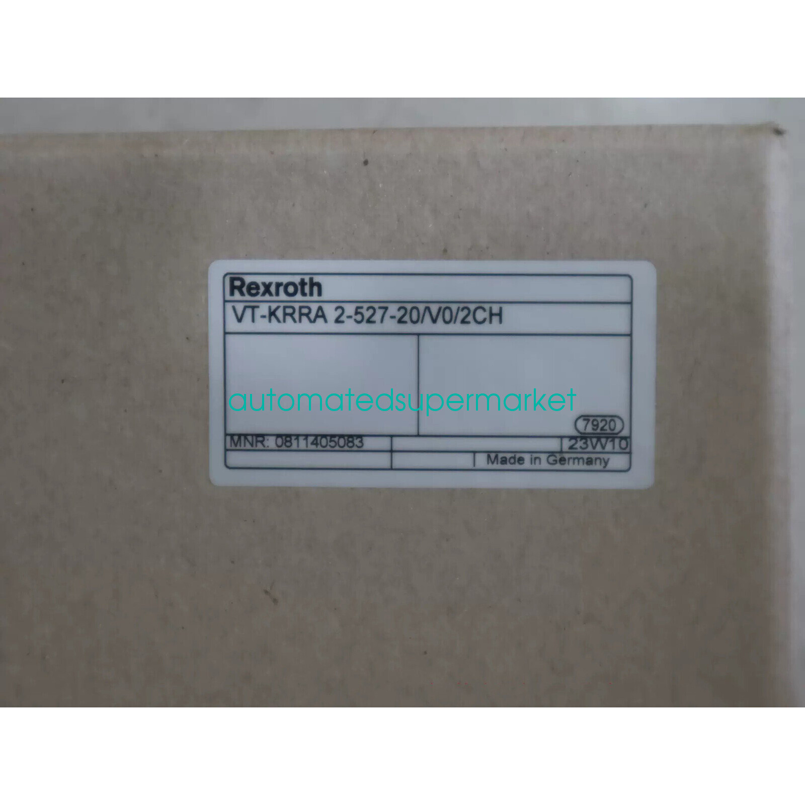 1pcs new Rexroth 0811405083 VT-KRRA 2-527-20/V0/2CH servo amplifier by DHL/FedEX