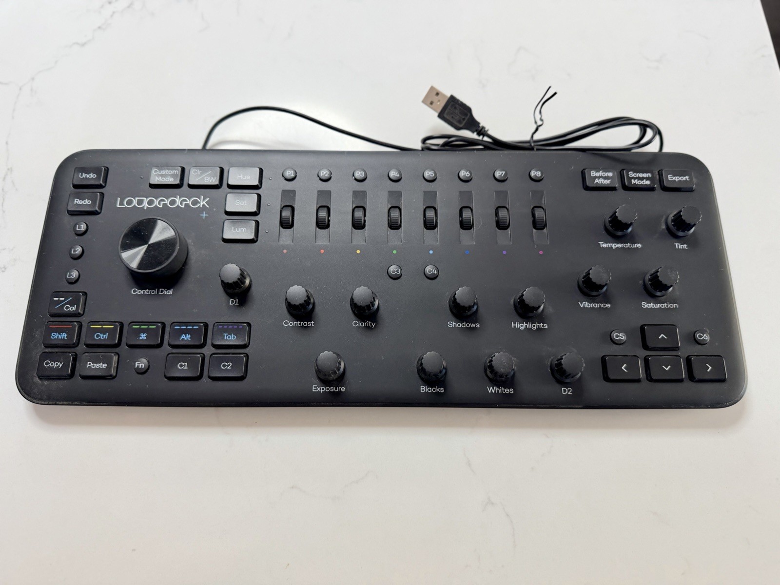 Loupedeck Plus + Photo editing controller Photo & Video Editing Console