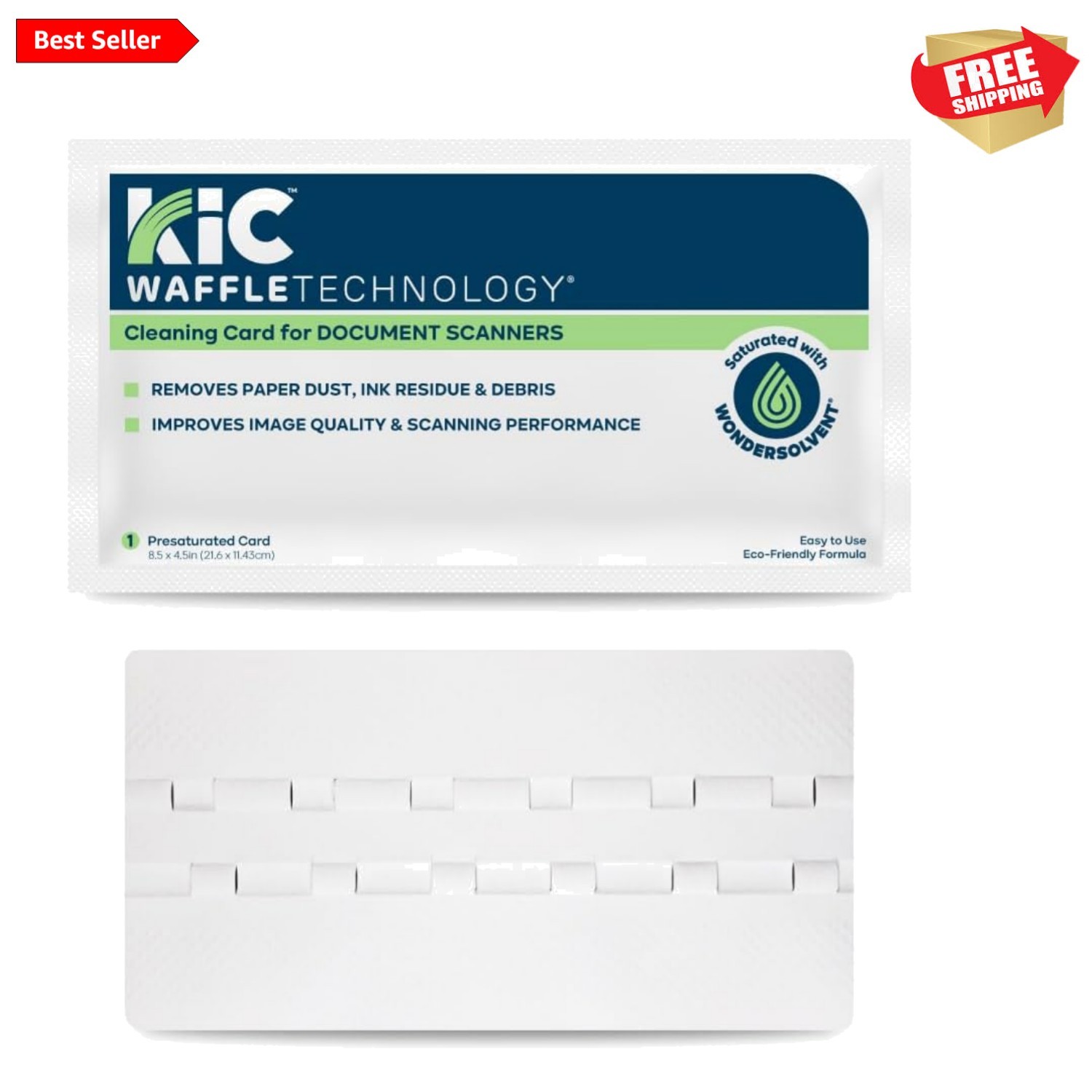 15  Cleaning Cards for Desktop & Mobile Scanners - Improves Image Quality