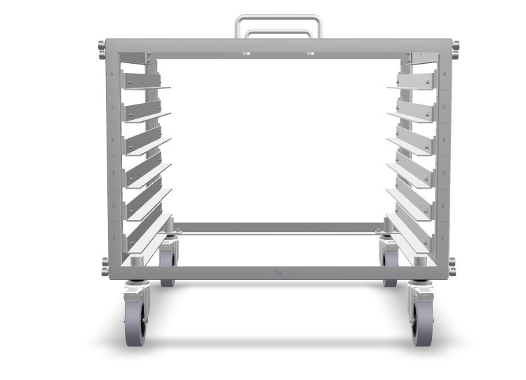 Ubiquiti Toolless Mini Rack 6U Open Frame Silver Steel U-Rack-6U-TL