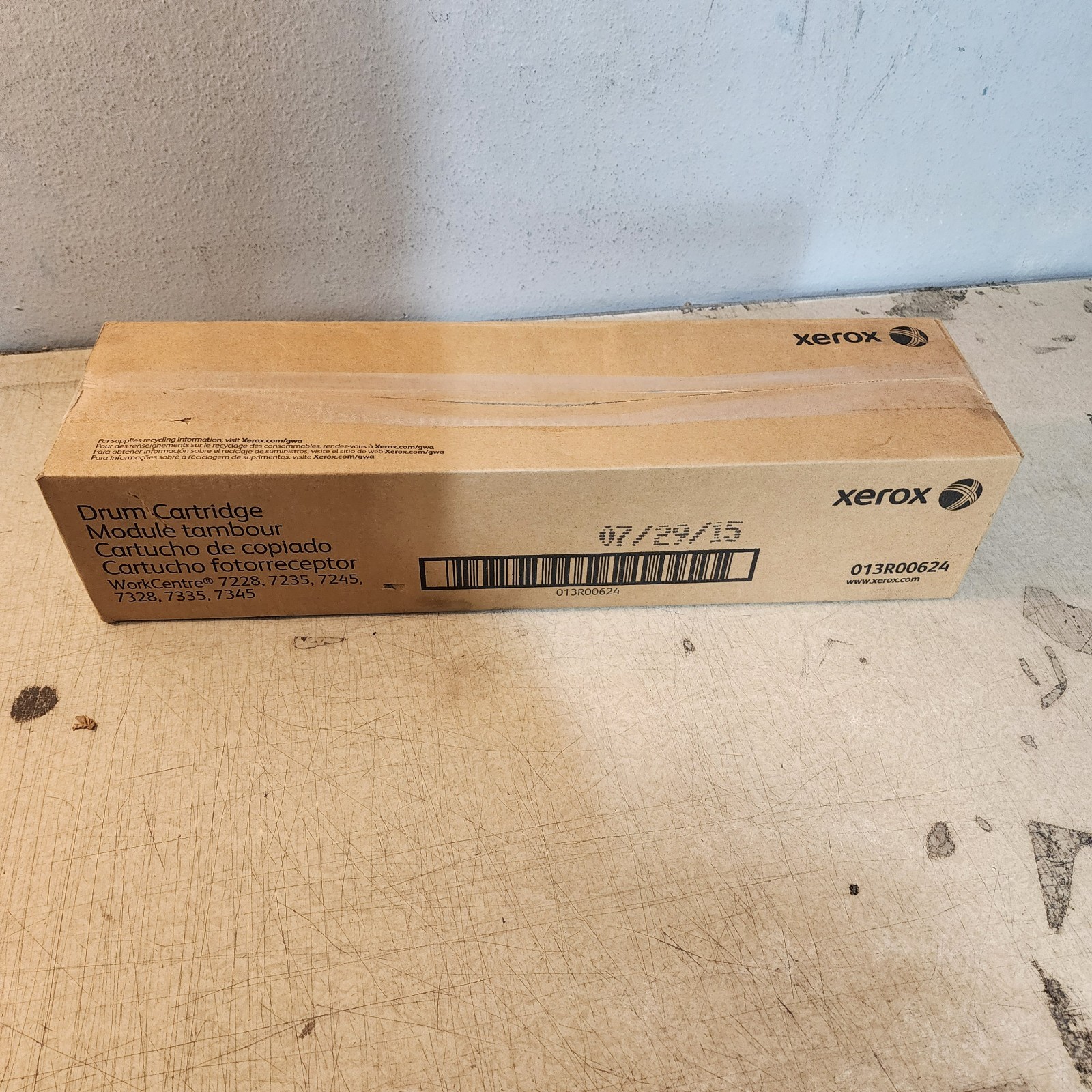 Xerox 013R00624 Drum Cartridge Genuine New Sealed Box 