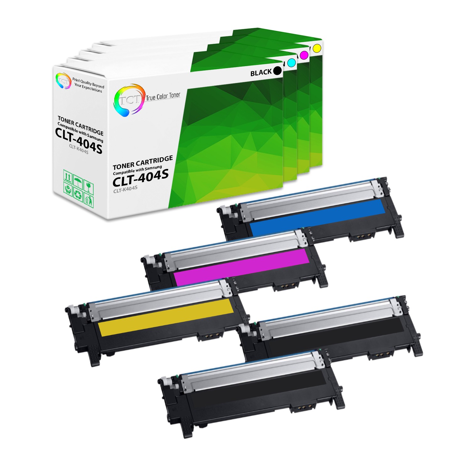 5Pk TCT CLT-404S K404S C404S M404S Y404S For Samsung C430W C480FW Compatible
