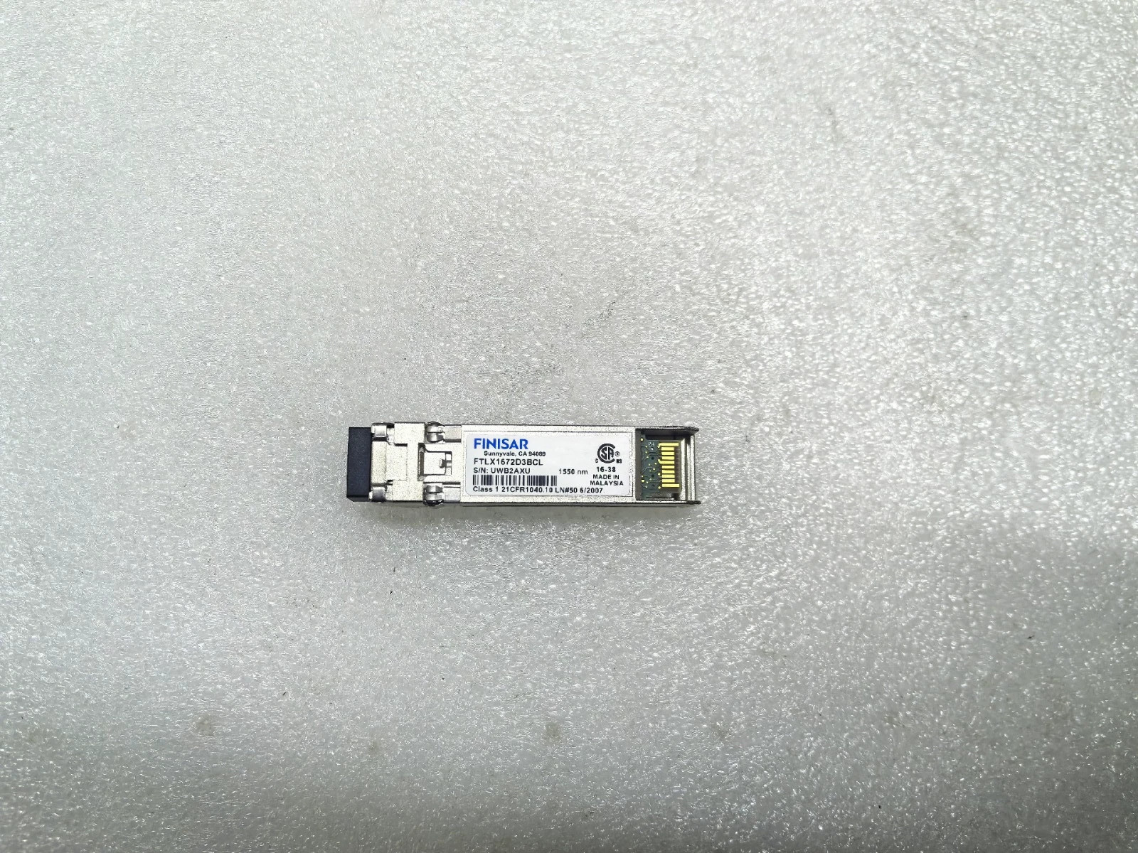 1pc Finisar FTLX1672D3BCL 10G-ER SFP+ 1550nm 40km DOM LC SMF Optical Transceiver