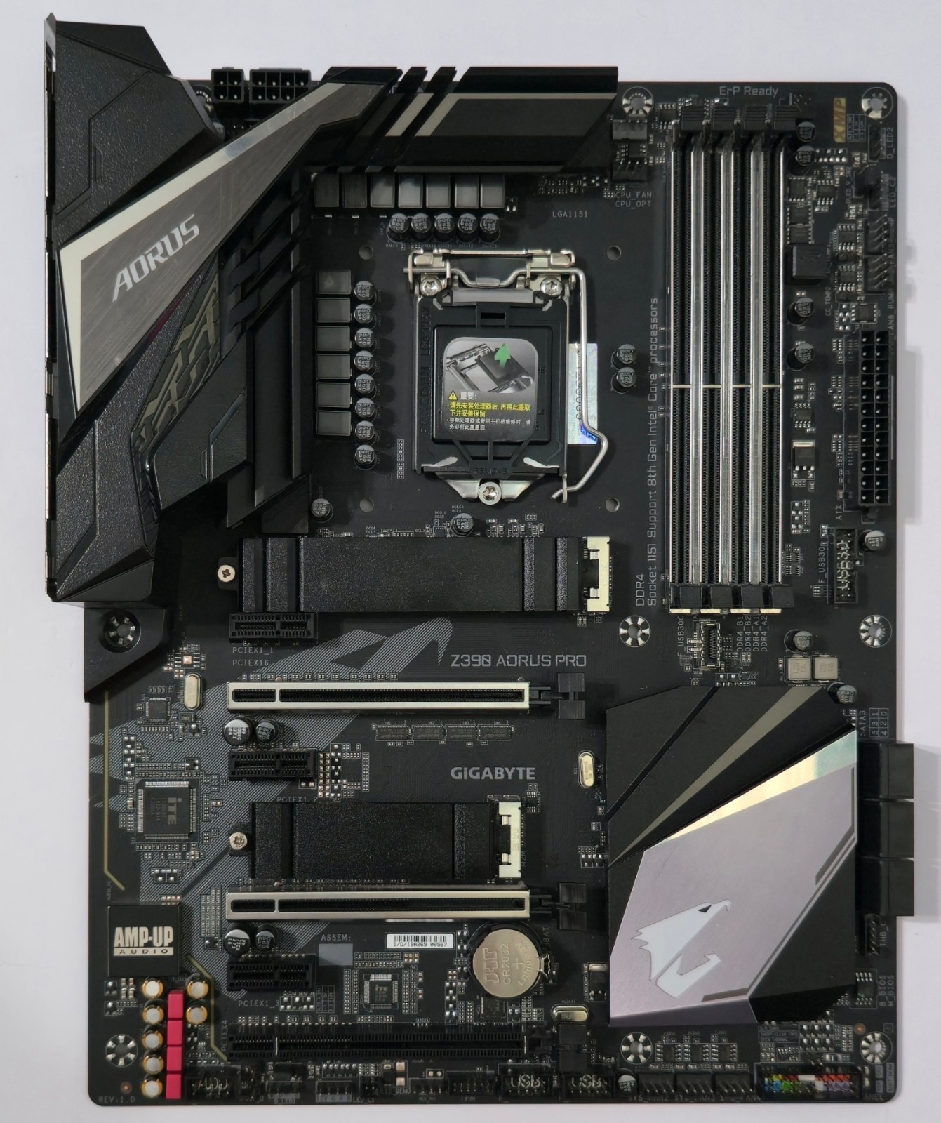 Gigabyte Z390 Aorus Pro LGA 1151 ATX Intel DDR4 Gaming Motherboard