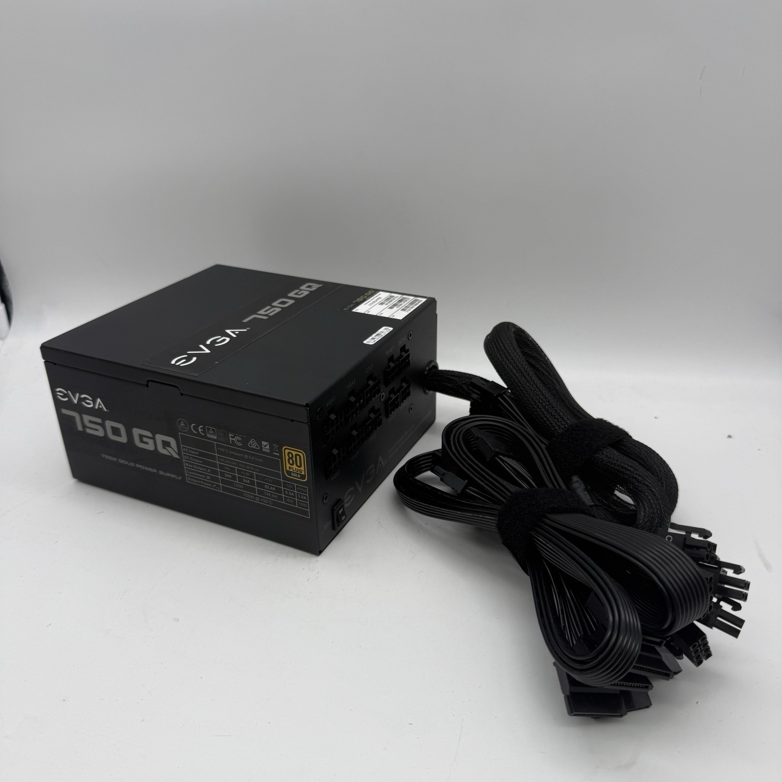 EVGA 750 GQ 210-GQ-0750 80 Plus Gold 750W Semi Modular Power Supply (D6)