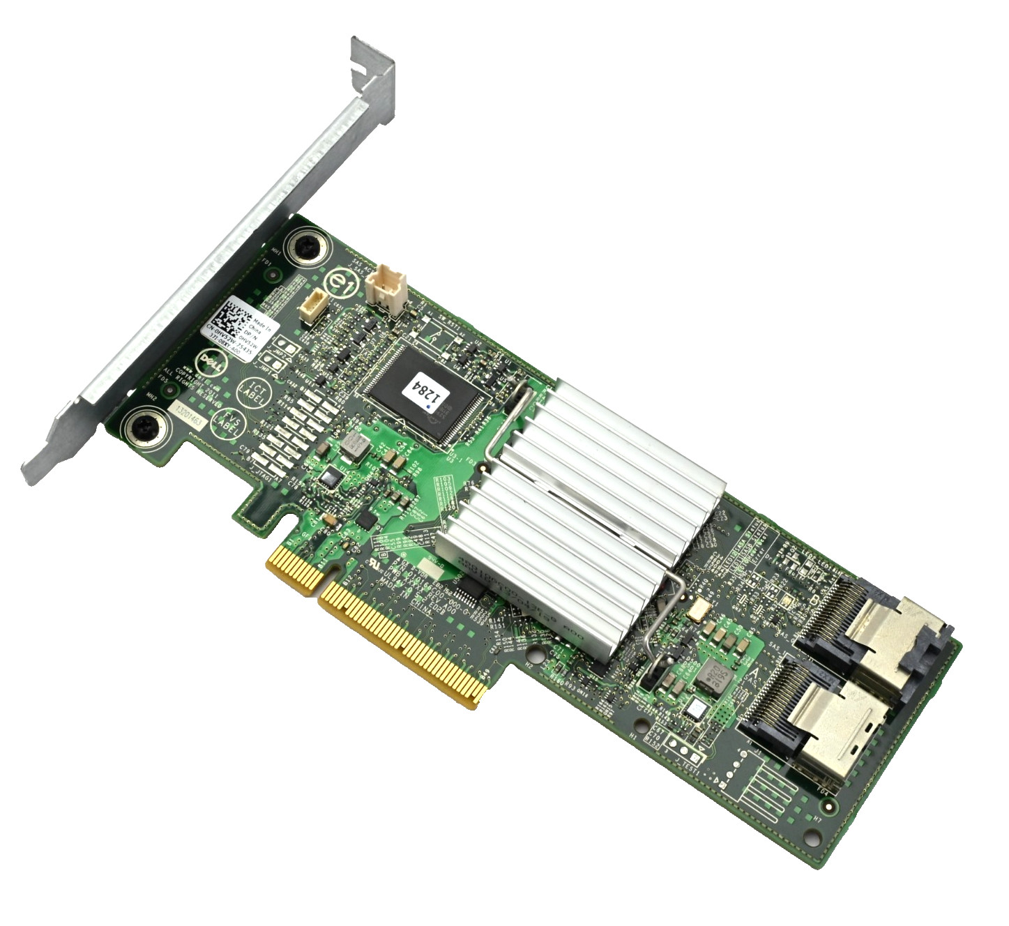 Lot of 2x Dell HV52W Perc H310 8-Port PCIe Raid Controller 3P0R3 FH