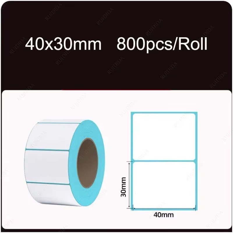 1Roll Width 40/50/60/70/80/90/100Mm Self-Adhesive Stickers Shipping Thermal Labe
