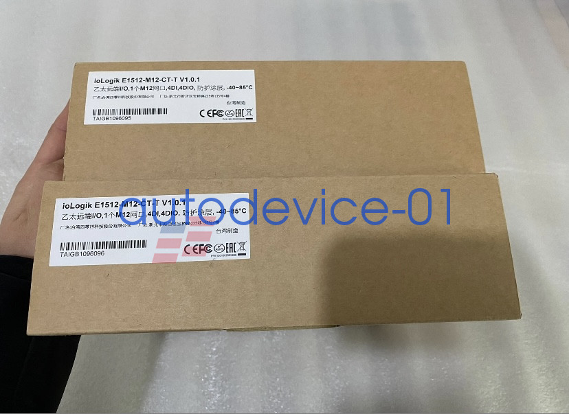 E1512-M12-CT-T new Ethernet remote control 1/O,1 M12 network port DHL/FedEx