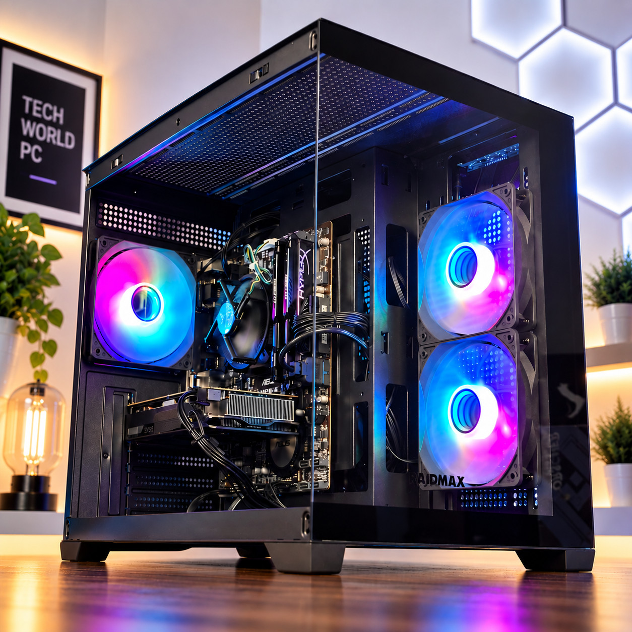 Gaming PC Desktop Computer i7 Ryzen 7 Up to 32GB RAM 2TB SSD RTX 5060 Win11 WiFi