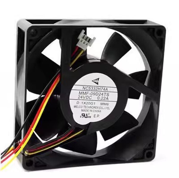 1PCS NC5332H74A MMF-09D24TS-MM6 DC24V 0.22A 3-Pin Cooling Fan