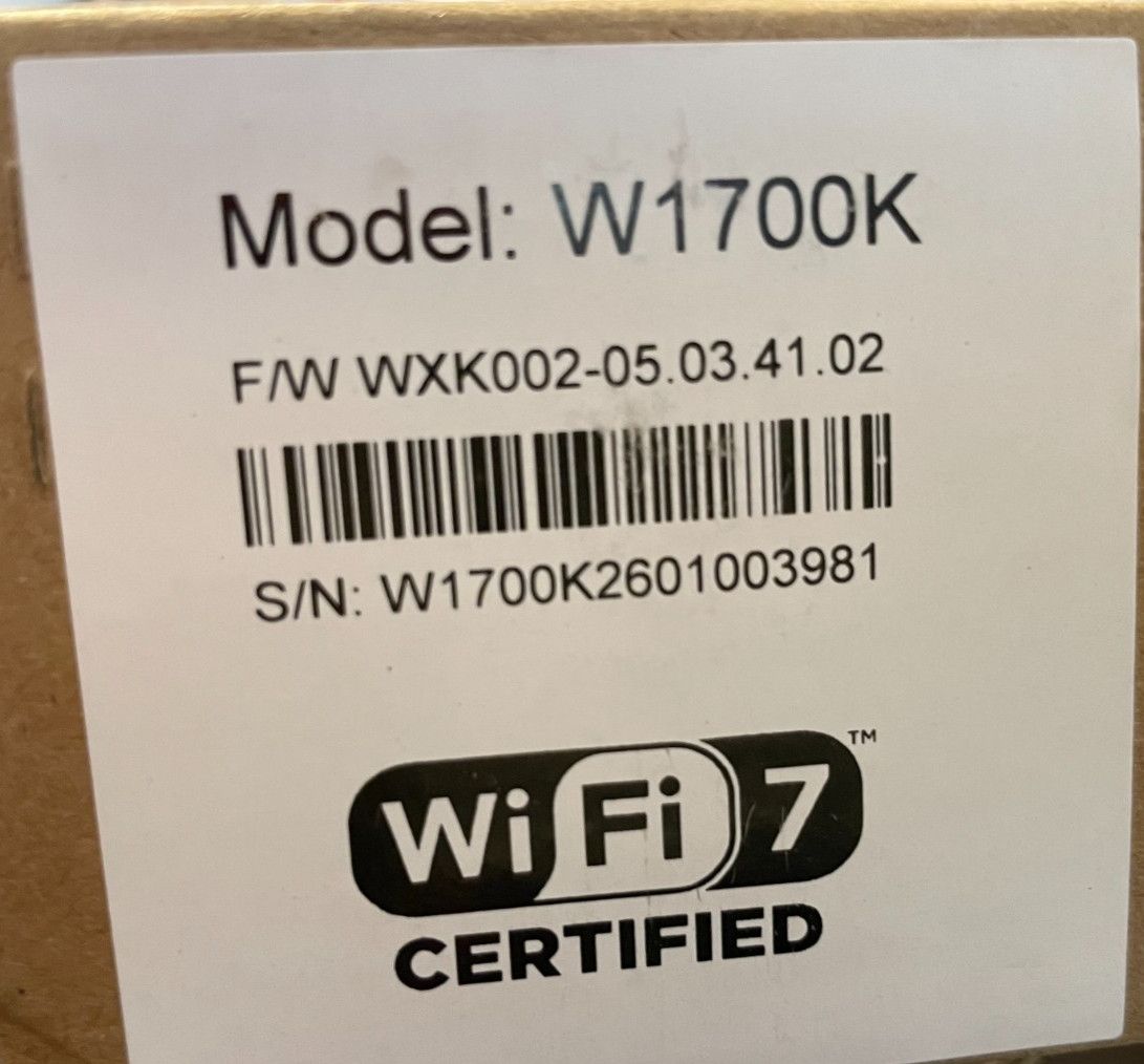 Lumen Centurylink Quantum Fiber WiFi-7 Network W1700K Wired POD