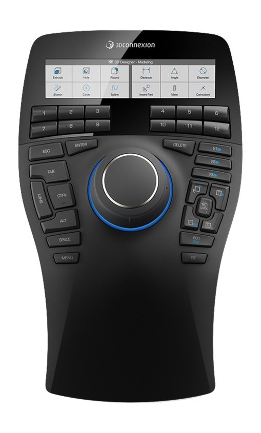 3DCONNEXION Wired 3D Mouse for CAD Design SPACEMOUSE ENTERPRISE