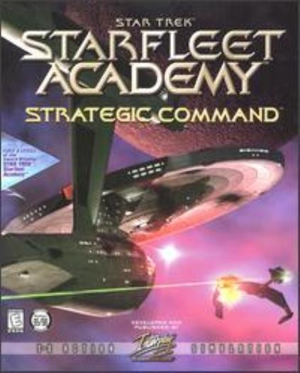 Star Trek Starfleet Academy Strategic Command PC CD Captain Kirk space ship game