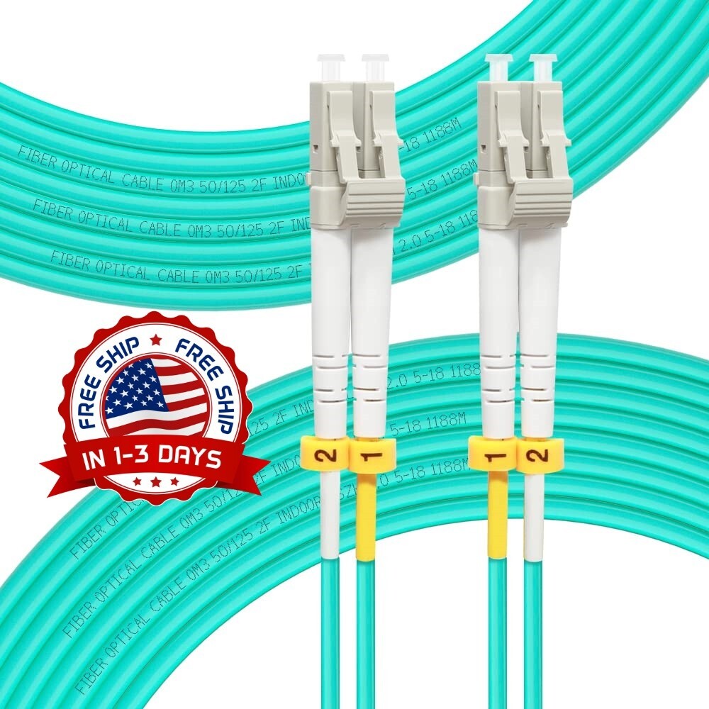 Cable de conexión de fibra LC a LC Cable de transferencia de datos de 50 metros