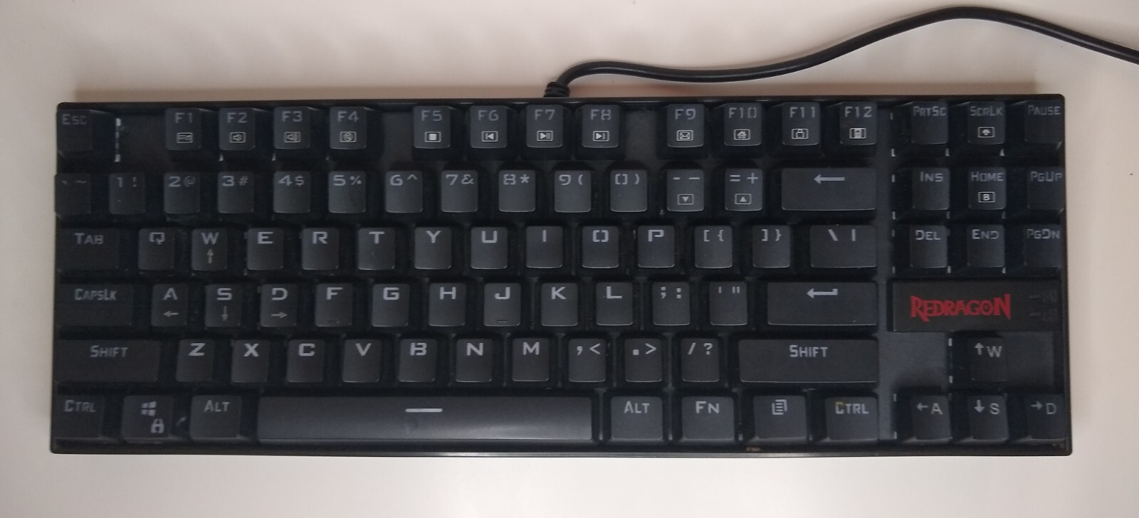Genuine Red Dragon Kumara K552-1 Wired Mechanical Gaming Keyboard #U6641