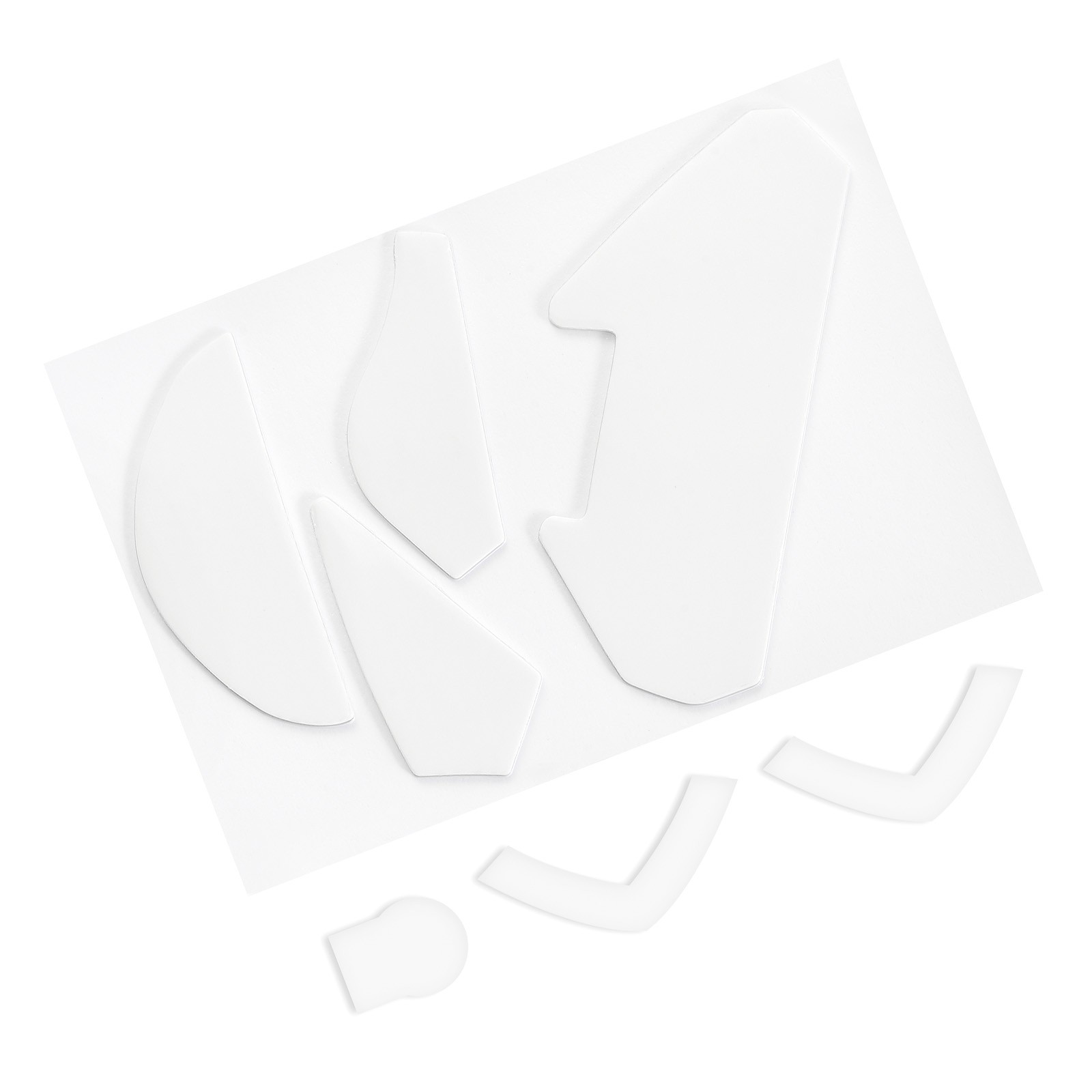 Rounded Curved Mouse Feet 0.8mm for G402 Mouse White 7Pcs/1 Set