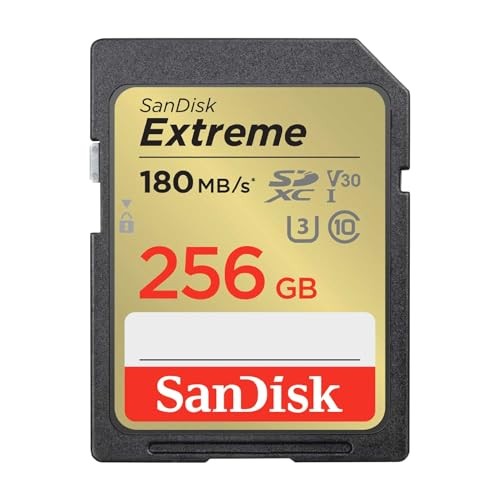 SanDisk Extreme SD Card 256GB SDSDXVV-256G-GHJIN NEW