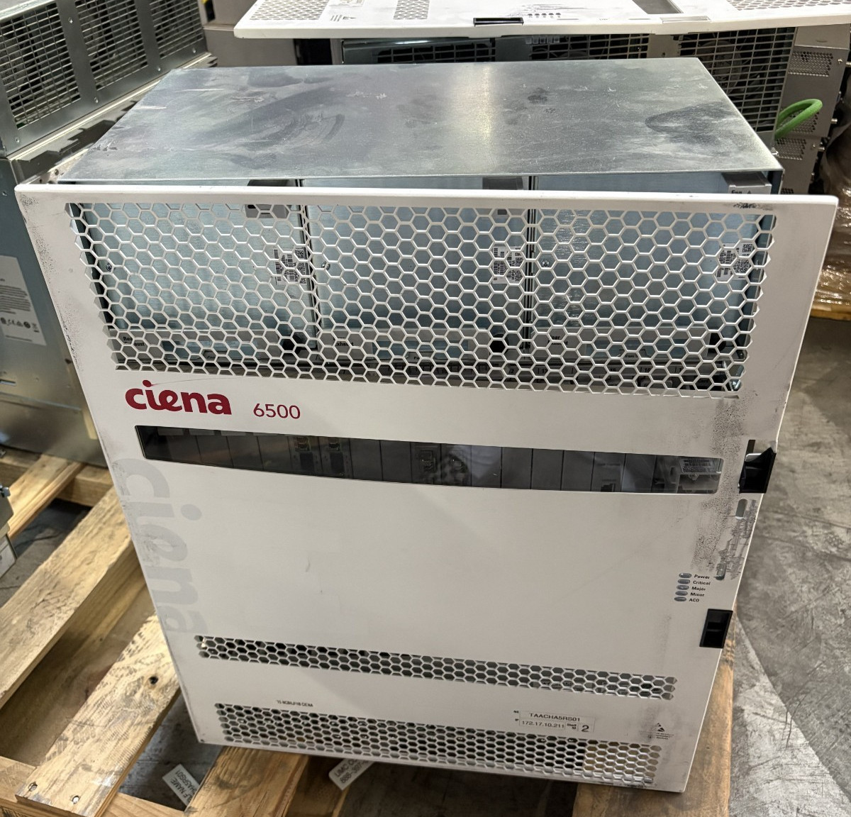 Ciena 6500 with Power Module & Fans & 5 NTK Module Cards