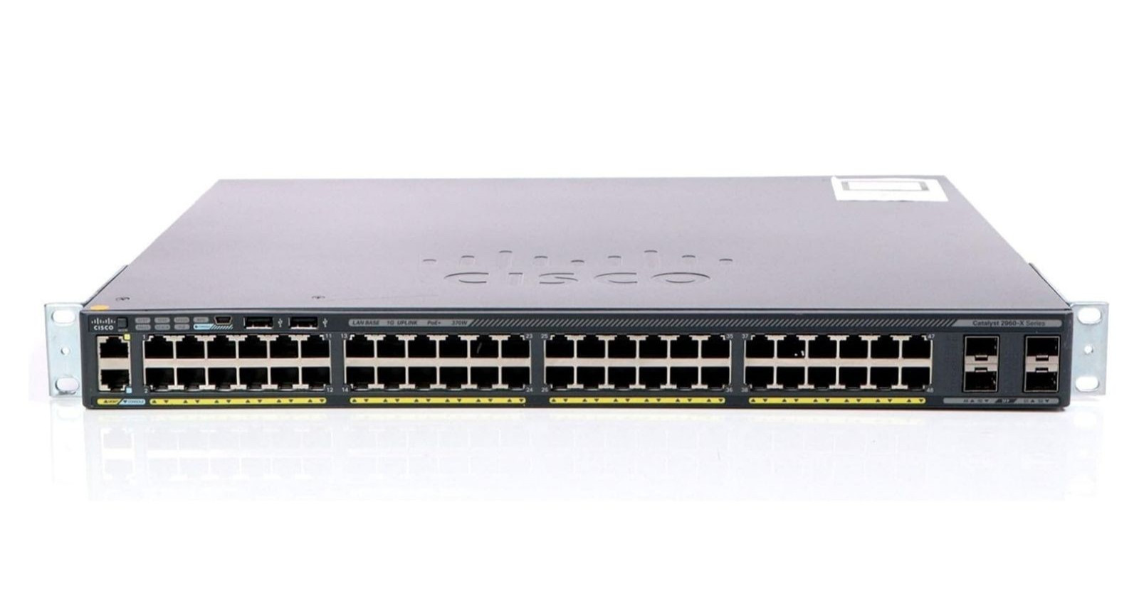 Cisco WS-C2960X-48FPS-L 48 Port GigE PoE Switch 740W AC 4x SFP LAN