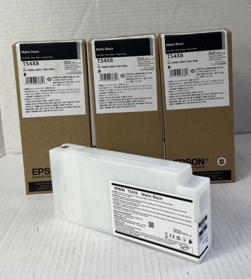 EPSON T54X8 UltraCRM HD MBlk 350ML Ink  Cartridge x3