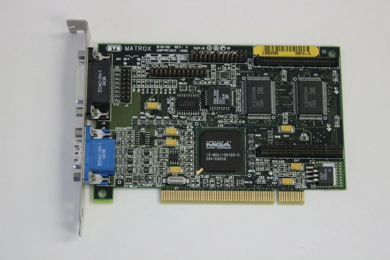 VIDPCI026AAWW matrox mystique 2MB pci video card