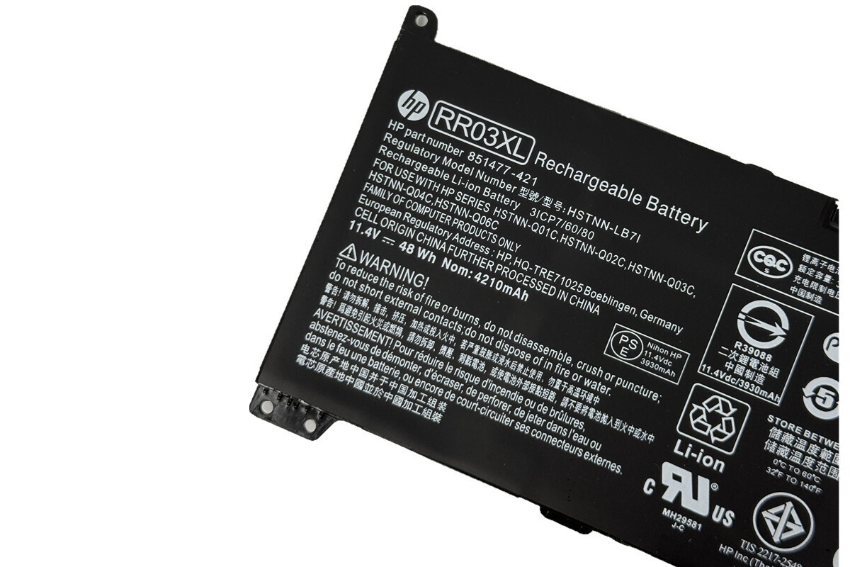 OEM Genuine 48Wh RR03XL Battery For HP ProBook 430 440 450 470 G4 G5 851610-855