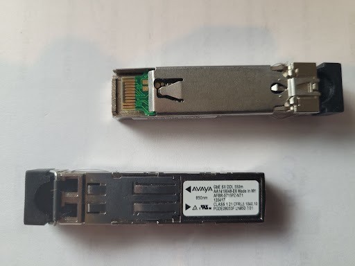 LOT OF 2 - AVAYA AA1419048-E6 SFP GBE SX DDI, 550M 850NM FIBER GIGABIT SWITCH MO
