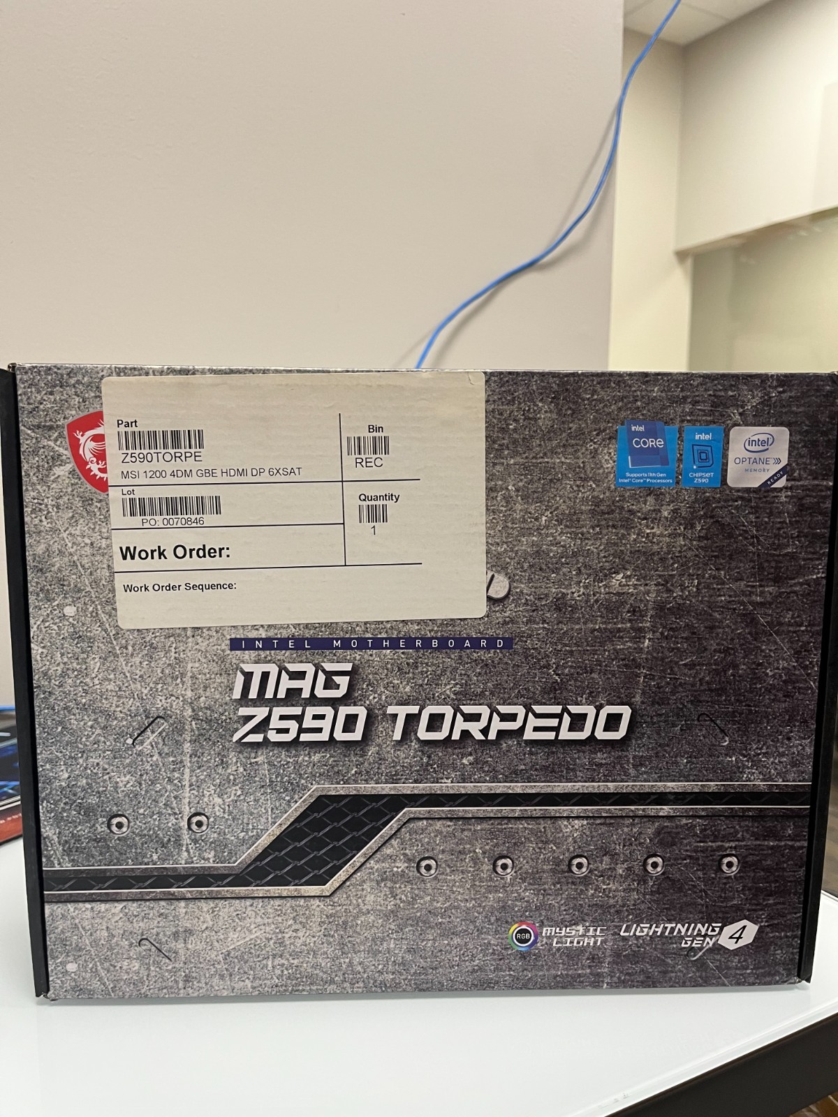 MSI MAG Z590 TORPEDO LGA 1200 ATX Motherboard DDR4