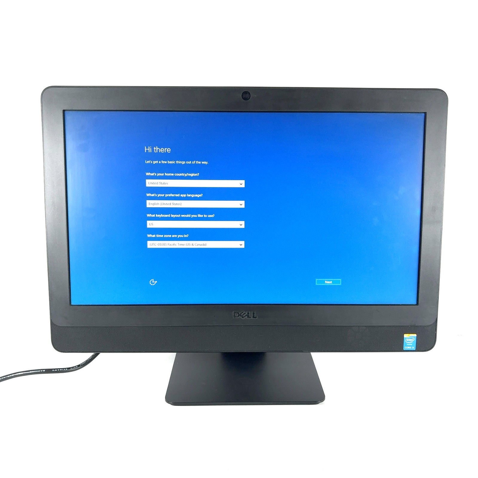 Dell OptiPlex 3030 AIO 19.5" HD+ 3.6GHz i3 8GB RAM 500GB HDD Windows 10 Pro