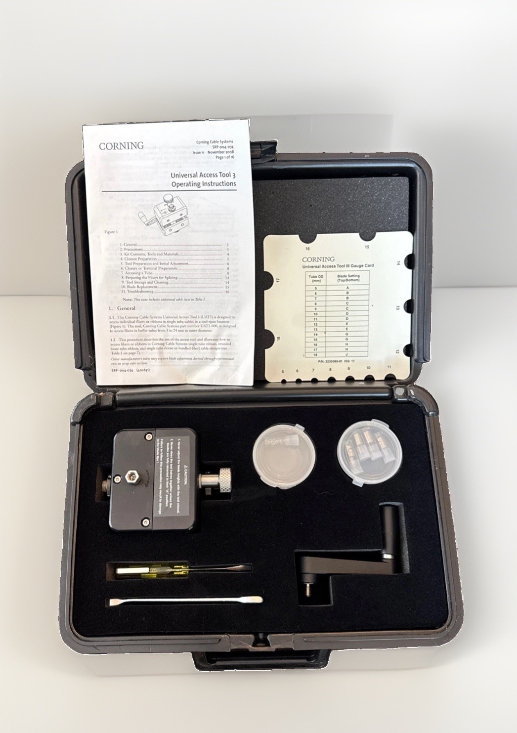 Corning UAT3-000 Cable/Fiber Mid Span Access Tool, 5mm-24mm