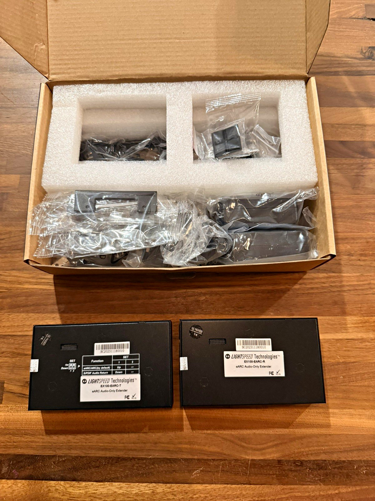 ⁠LightSpeed Technologies 4K HDMI Extender Balun Kit HDBaseT 18Gbps OverCat6 Used