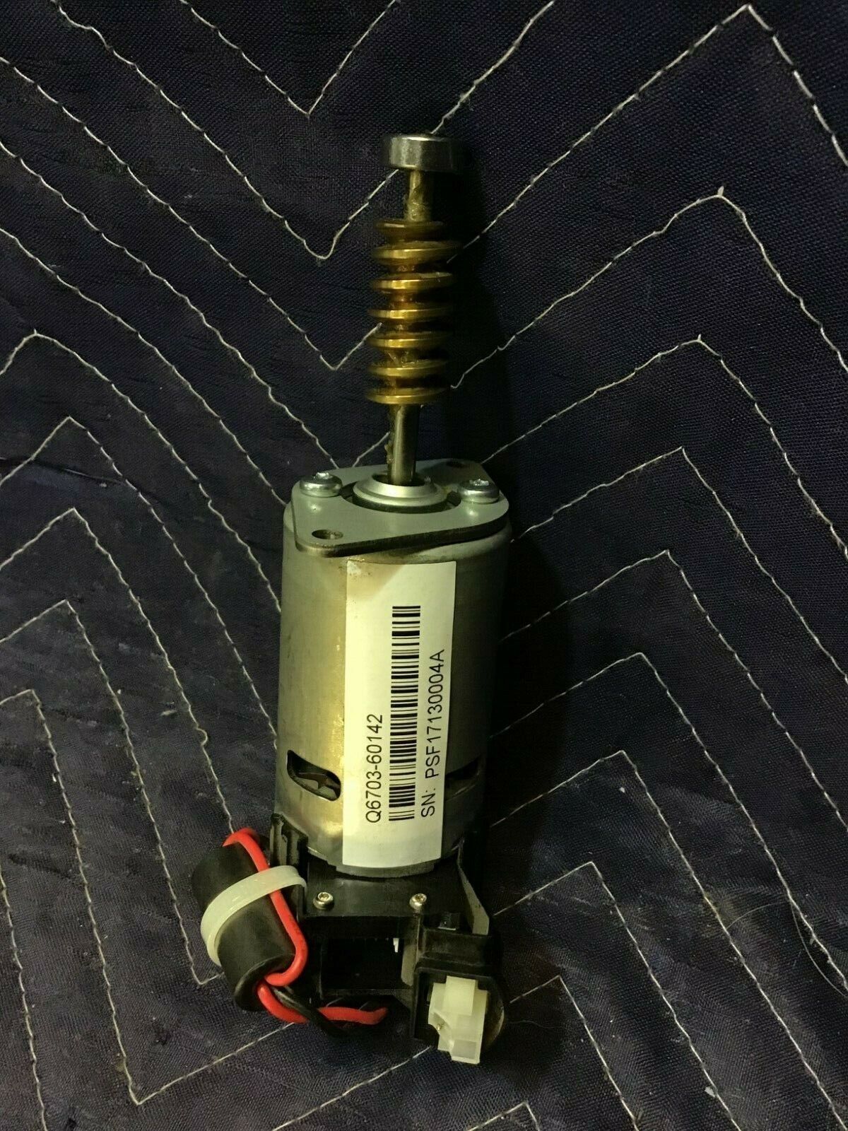 Scan-axis Q6703-60142 PSF17130004A Designjet Carriage Motor Silver - Used