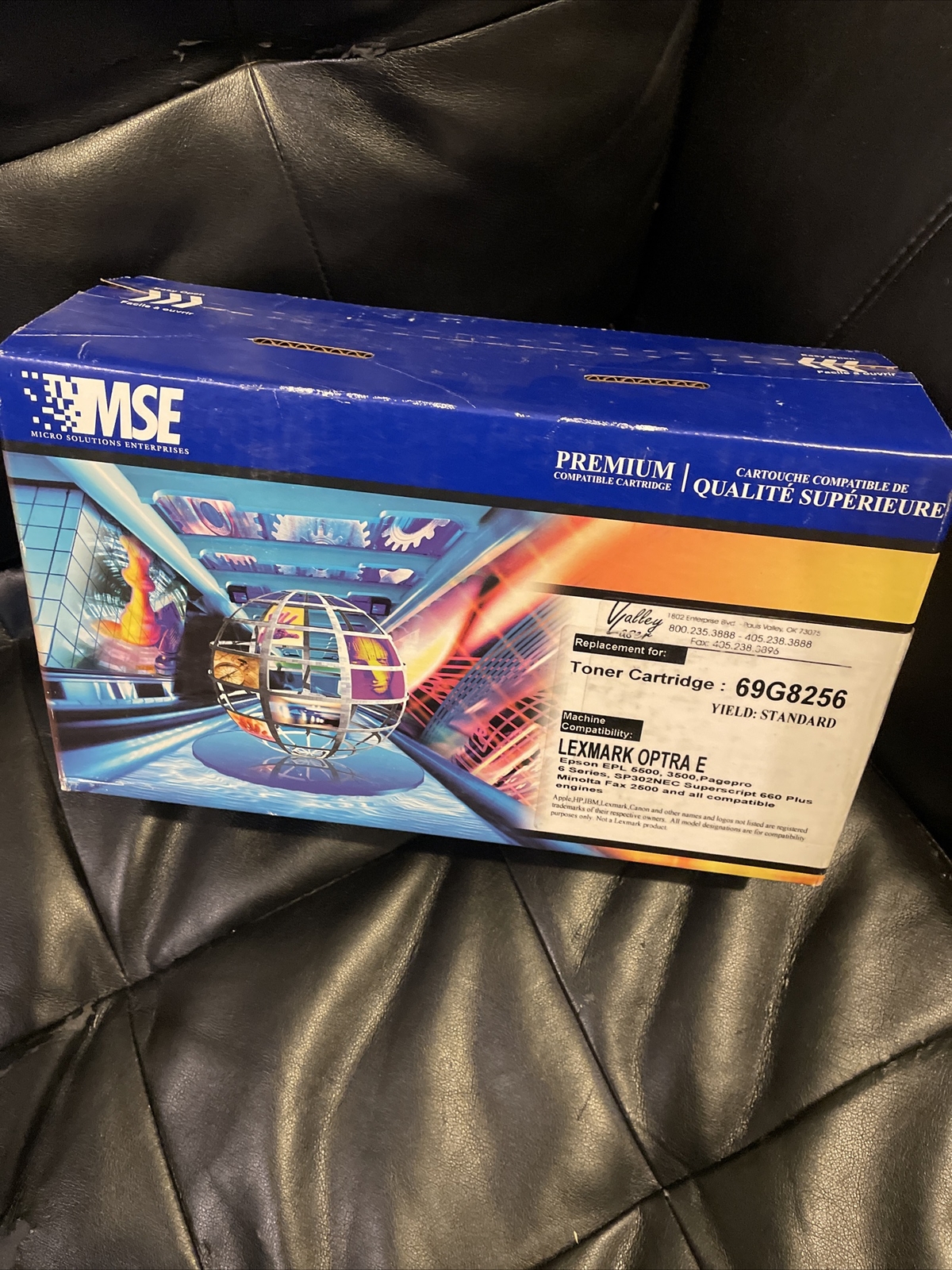 MSE Toner Cartridge fits Lexmark 69G8256 Optra E, Epson, Minolta (Old Stock)