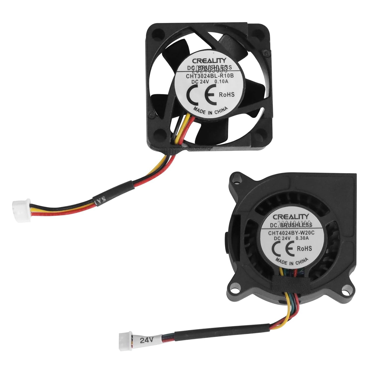 Ventiladores Creality K1C/K1 MAX – 4020 Blower DC 24V y 3010 Axial para Extrusor