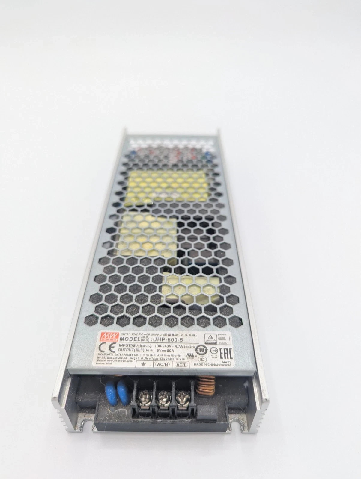 UHP-500-5 Compact Fanless 500W 80A 5V Industrial Power Supply