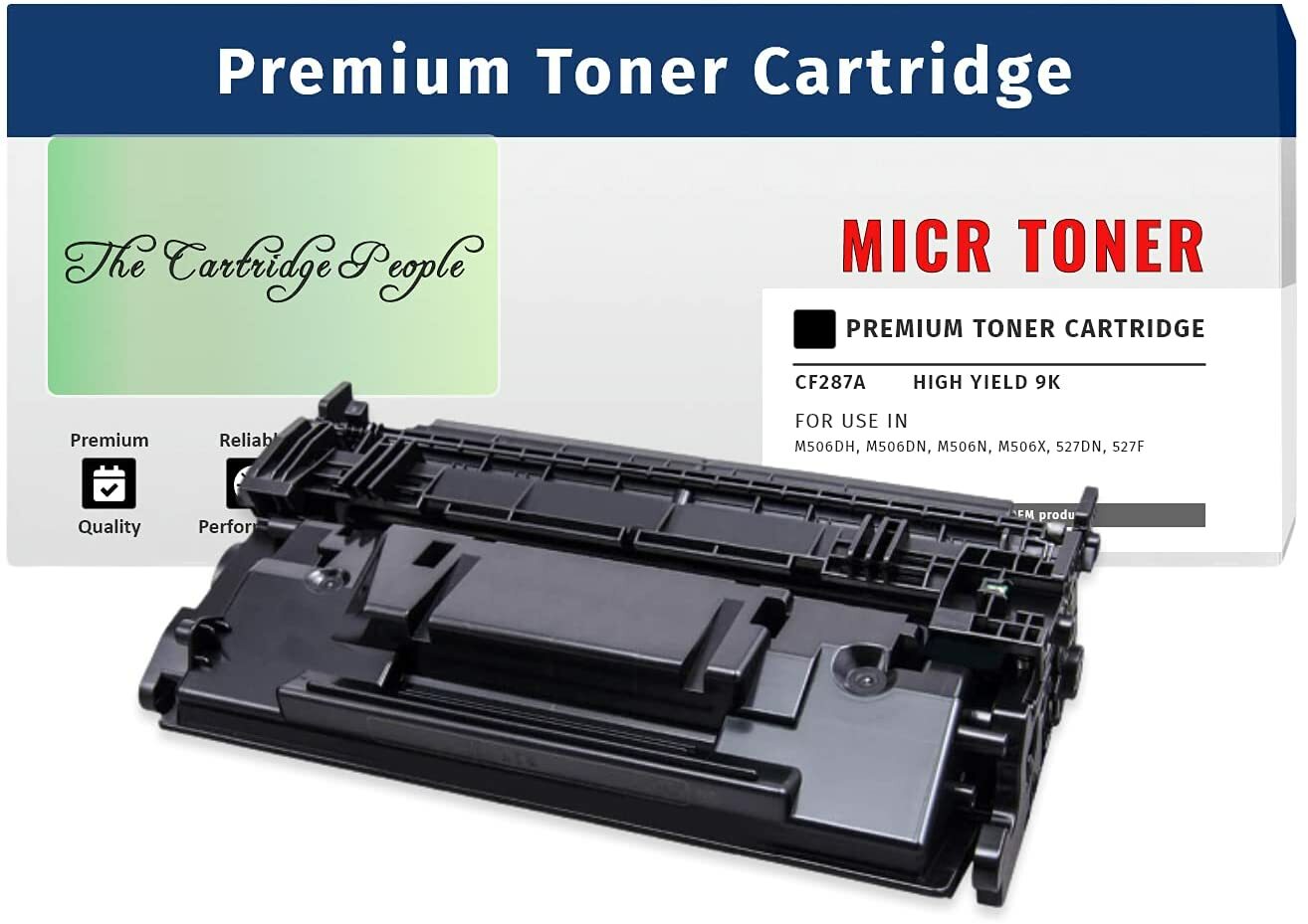 The Cartridge People 18,000 Pages Compatible 87X, CF287X MICR   (Check Print)
