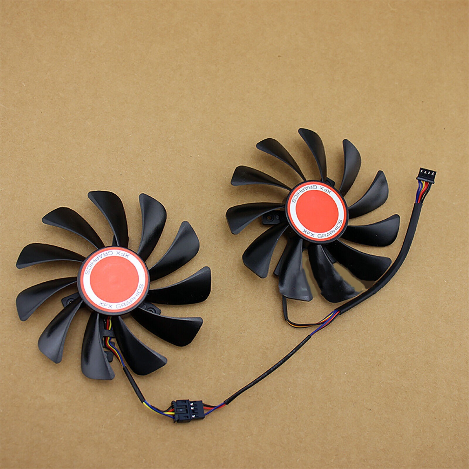 2pcs GPU Fan For XFX RX580/584/588 Graphics Card Fan 95mm Video Card Cooler Fan