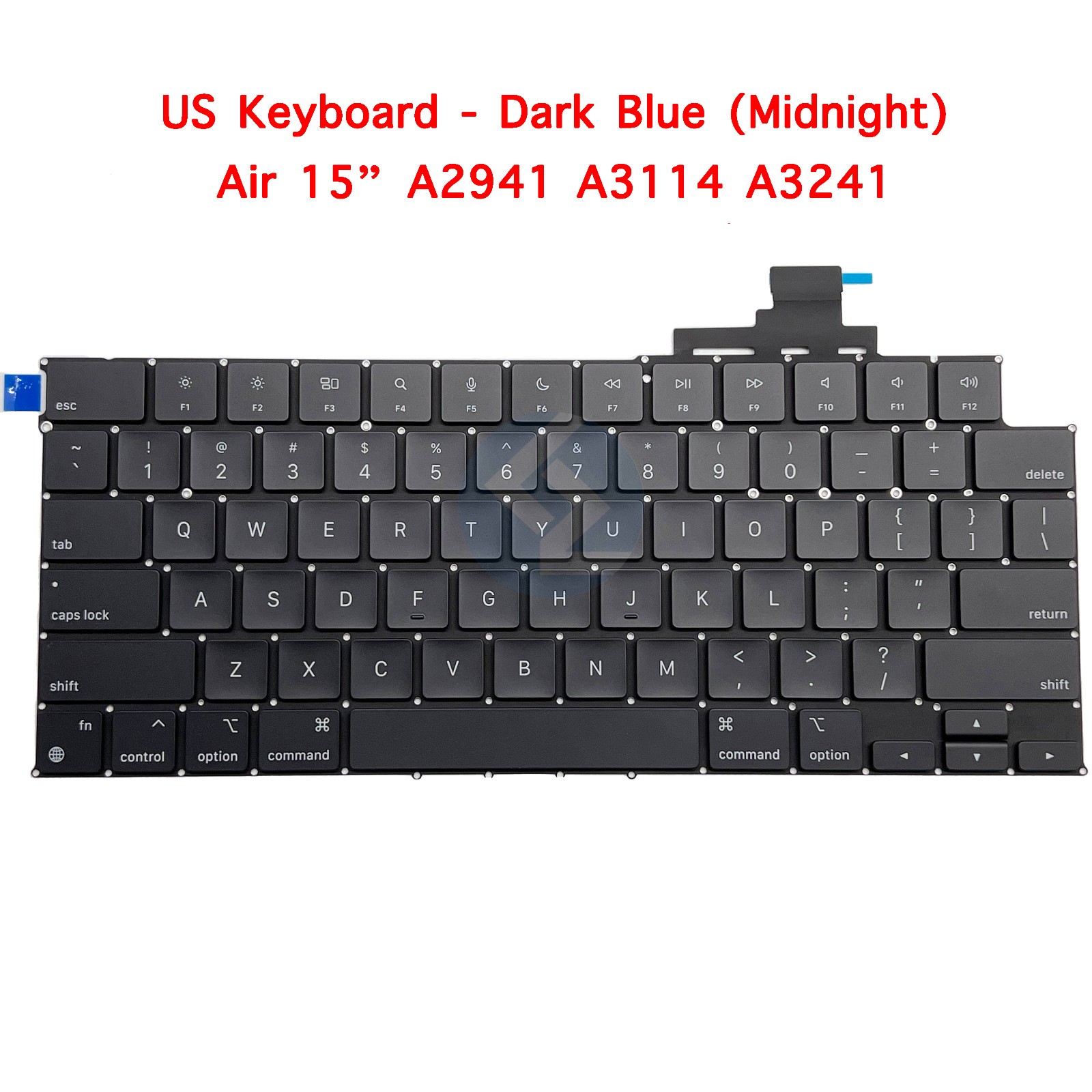NEW US Blue Midnight Keyboard MacBook Air 15" A2941 2023 A3114 2024 A3241 2025
