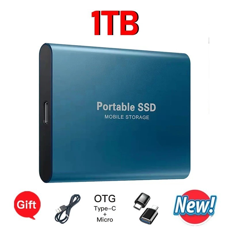 Portable SSD 1TB 4TB 16TB External Solid State Drive USB3.2 Type-C