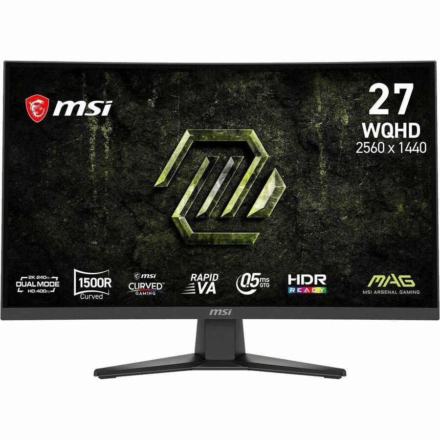 MSI MAG 275CQDF X24 Gaming Monitor 34" Rapid VA WQHD 240Hz 0.50ms 2560x1440