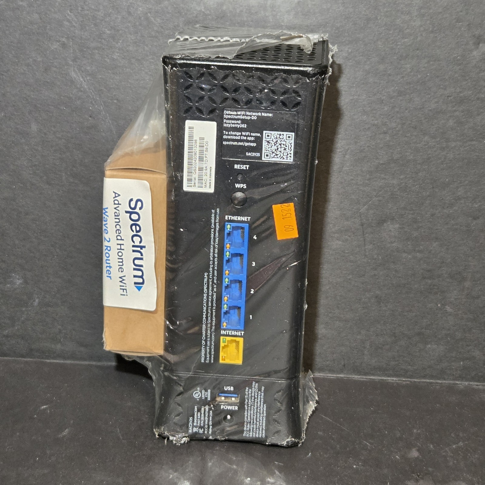 Spectrum Advanced WIFI Router Wave 2 In-Home Wifi w/ Adapter NEW