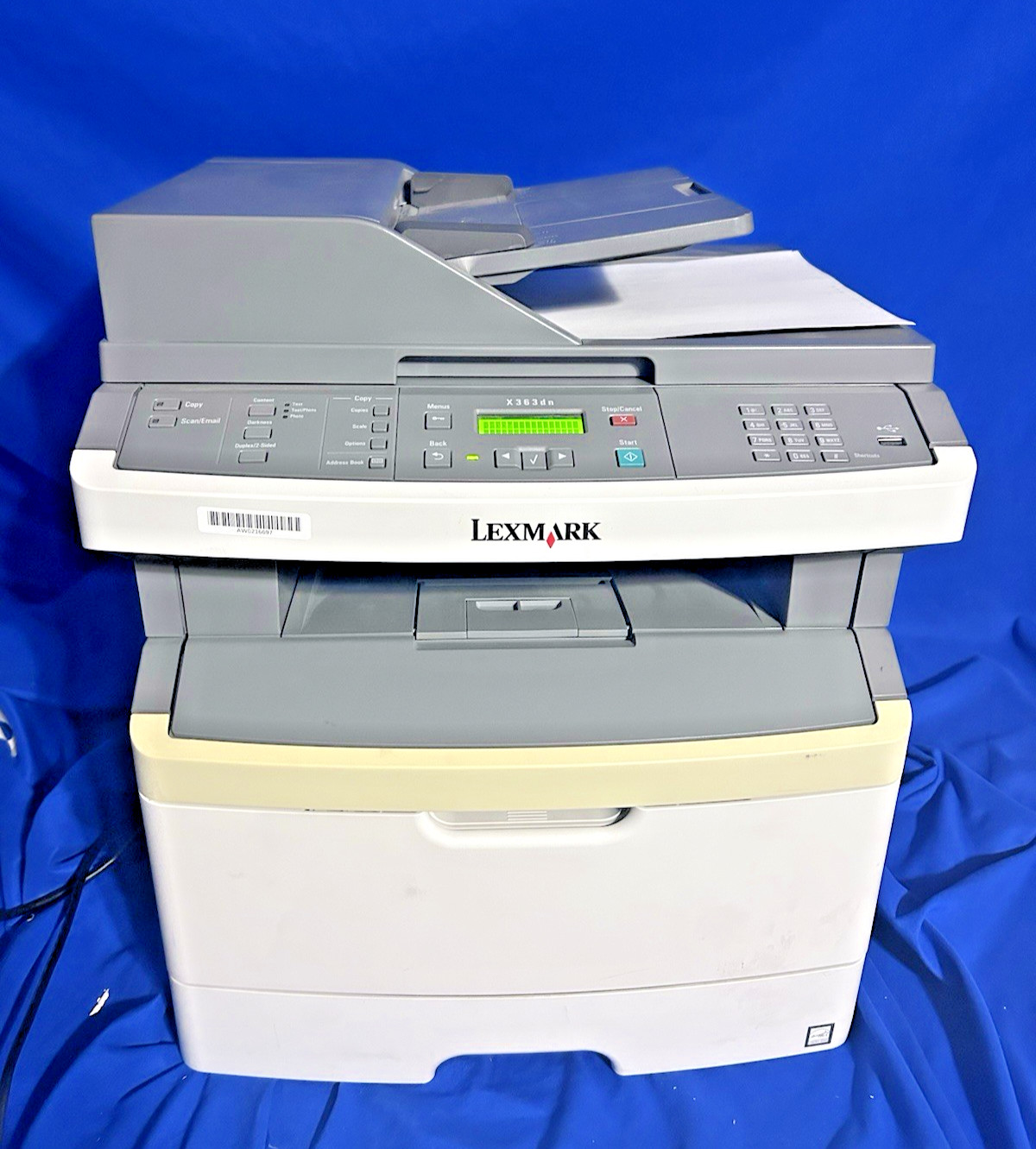 Lexmark X363DN All-In-One Laser Printer 13K pages W/ TOner