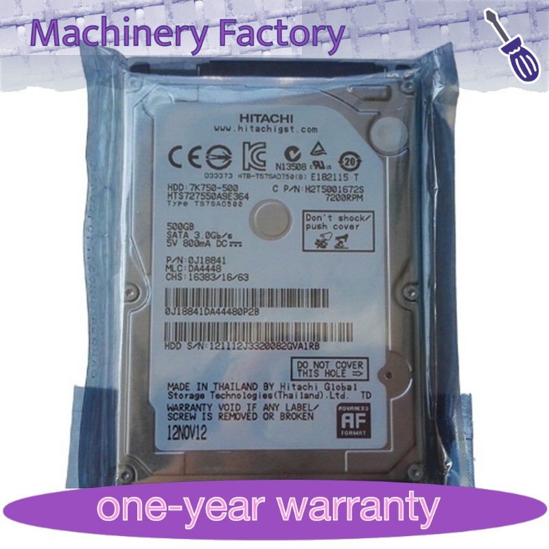 New HGST 500GB HTS727550A9E364 7200RPM SATA 2.5" Laptop HDD Hard Disk Drive