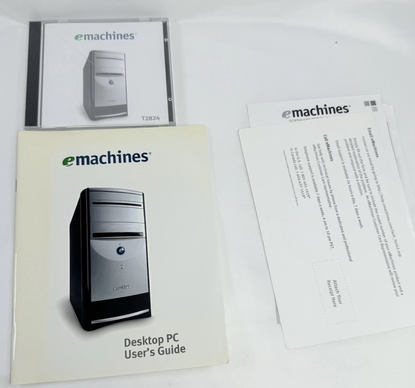 Emachine T2824 Cd And Manual
