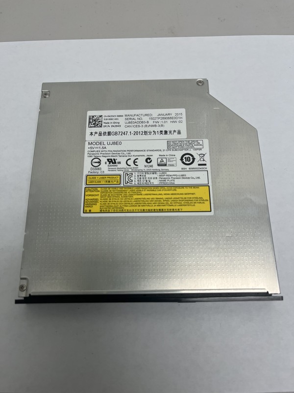 Dell Panasonic UJ8E0 Slim SATA Laptop Desktop SFF DVD RW Burner Drive NJ3W3