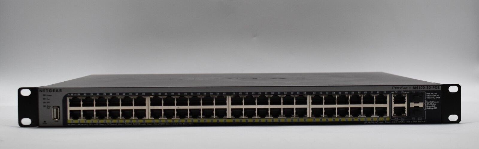 NetGear PROSAFE M4100-50-POE 48-Port PoE Ethernet Managed Switch
