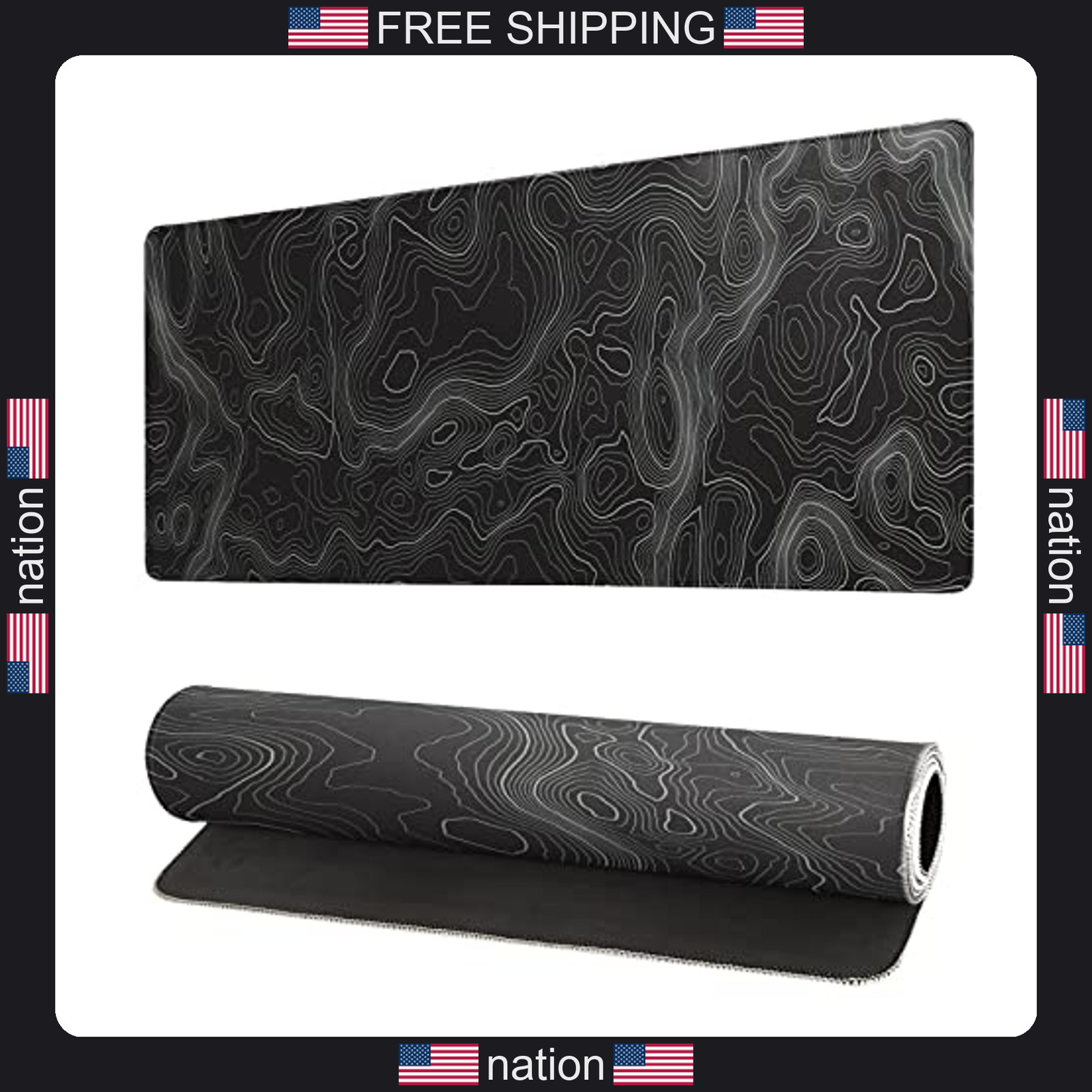 Logitech G640 Large Gaming Mouse Pad 27.6x11.8 inch Non-Slip Desk Mat