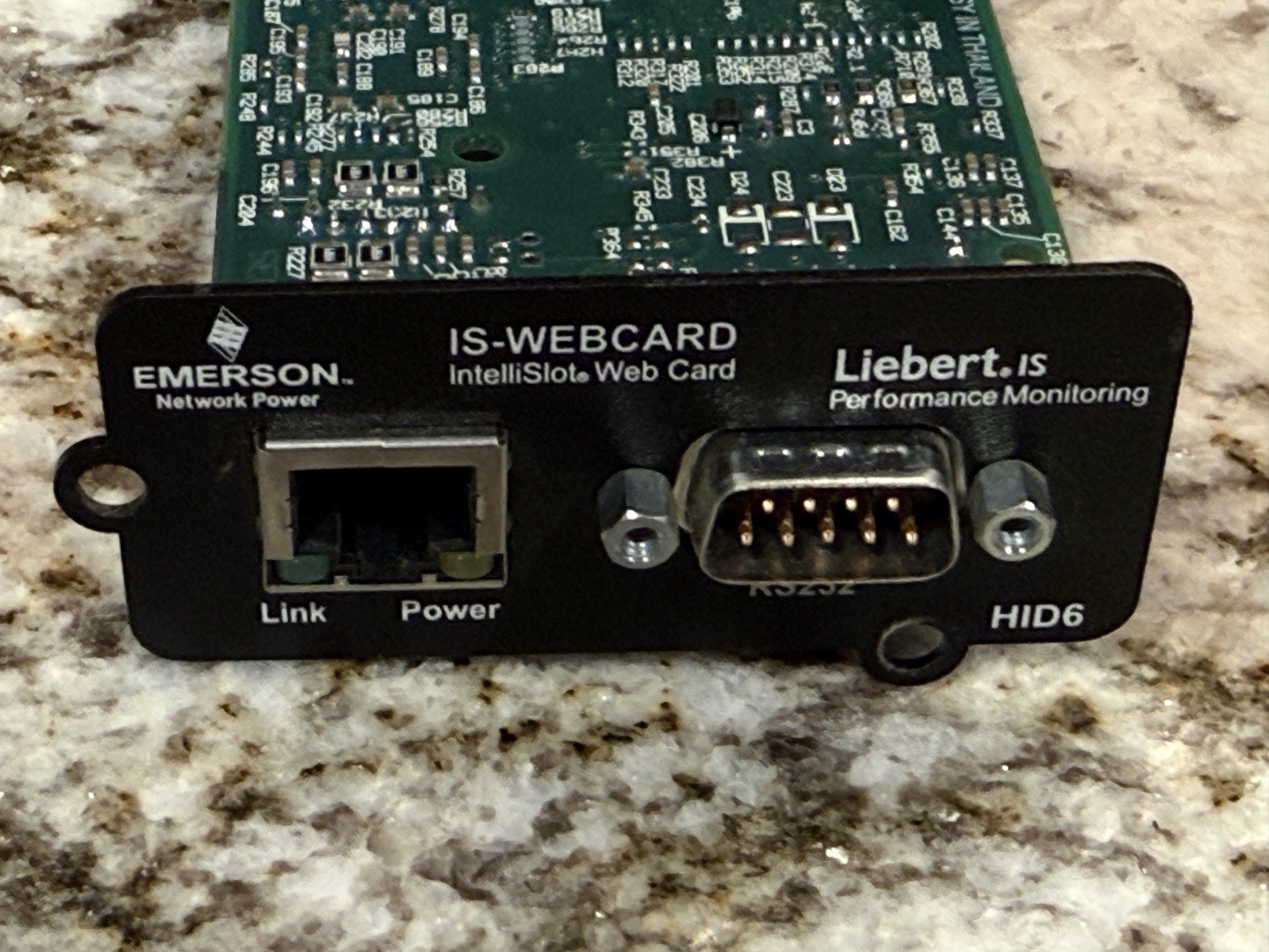 Emerson Liebert 416791G Intellislot Web Card IS-WEBCARD 